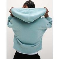 Pure Cotton Cropped Zip Through Hoodie
