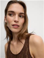 Textured Cropped Vest