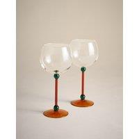 Set of 2 Bobble Contrast Gin Glasses