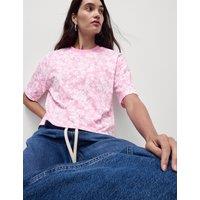 Pure Cotton Floral T-Shirt