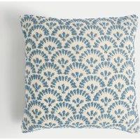 Pure Cotton Fan Jacquard Cushion