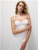 Pure Cotton Midaxi Tiered Cami Dress