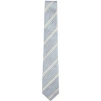 Slim Striped Pure Silk Tie