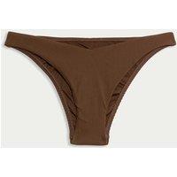 Ribbed High Leg Bikini Bottoms