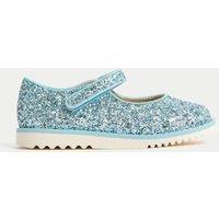 Kids Glitter Mary Jane Shoes (4 Small - 2 Large)