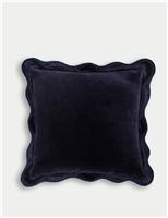 Velvet Scallop Cushion