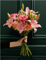 Pink Rose & Lily Bouquet