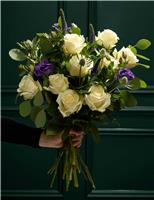 White Rose & Lisianthus Bouquet