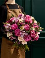 Luxury Pink Rose & Cymbidium Orchid Bouquet