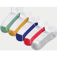 5pk Cotton Rich Cushioned Trainer Liners (6 Small - 7 Large)