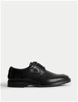 Wide Fit Smart Step Leather Derby Shoes