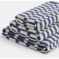 Pure Cotton Geometric Check Towel