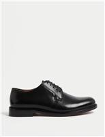 Wide Fit Leather Derby Shoes