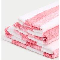 Pure Cotton Striped Textured Towel