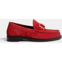 Suede Trim Loafers