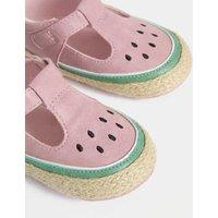 Baby Watermelon T-Bar Pram Shoes (0-18 Mths)