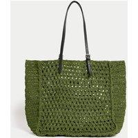 Paper Straw Tote Bag