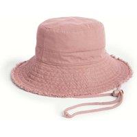 Pure Cotton Frayed Edge Bucket Hat