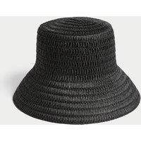 Braided Wide Brim Bucket Hat