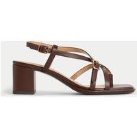 Buckle Block Heel Sandals