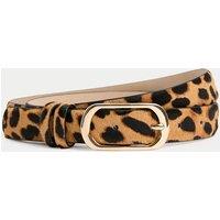 Leopard Slim Jeans Belt