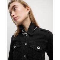 Cotton Rich Denim Jacket With Stretch