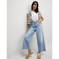 Wide Leg Cropped Jeans