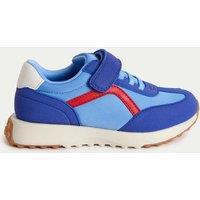 Kids Colour Block Riptape Trainers (4 Small - 2 Large)