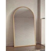 Wooden Arch Free Standing Mirror