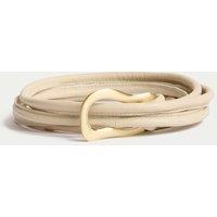 Leather Rope Buckle Jeans Belt
