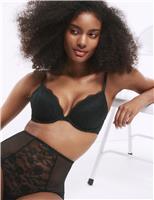 Jasmine Lace Wired Plunge Bra A-E