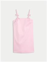 Bow Detail Strappy Mini Column Dress