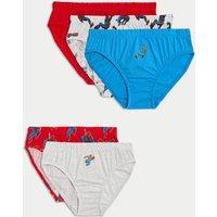 5pk Pure Cotton Spider-Man Briefs (2-8 Yrs)