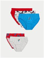 5pk Pure Cotton Spider-Man Briefs (2-8 Yrs)