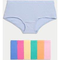 7pk Cotton Rich Ribbed Shorts (5-16 Yrs)