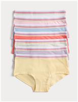 7pk Cotton With Stretch Rainbow Shorts (5-16 Yrs)