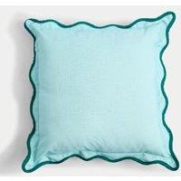 Set of 2 Scallop Outdoor Cushions