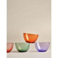Set of 4 Rounded Picnic Cereal Bowls