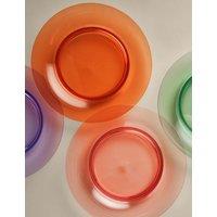 Set of 4 Rounded Picnic Dinner Plates