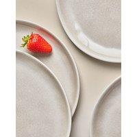 Set of 4 Linen Reactive Picnic Dinner Plates