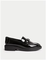 M&S Kids' Patent Freshfeet School Shoes (13 Small - 7 Large) Black