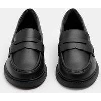 M&S Kids' Leather Loafer School Shoes (13 Small - 7 Large) Black