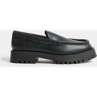 M&S Kids' Leather School Shoes (13 Small - 7 Large) Black