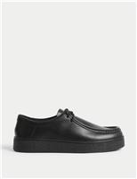 M&S Kids' Leather School Shoes (13 Small - 9 Large) Black