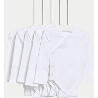 5pk Pure Cotton Crossover Bodysuits (6lbs-3 Yrs)