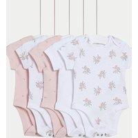 5pk Pure Cotton Grow with Me Bodysuits (0-3 Yrs)