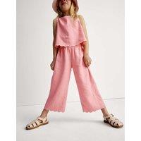 2pc Linen Cotton Crinkle Top and Trousers (2-16 Yrs)