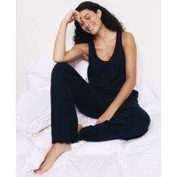 Cotton Modal Scallop Edge Ribbed Pyjama Set