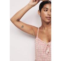 Pure Cotton Gingham Cami Pyjama Top