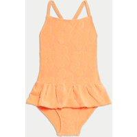 Floral Jacquard Swimsuit (2-8 Yrs)